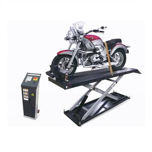 Plataforma Elevadora Hidráulica para Motocicletas, Mesa Elevadora Tipo Tijera, Altura Ajustable, Construcción de Acero Negro - Product Image 6