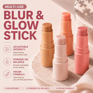 Natural Mood Cream <b>Blush</b> Stick Multi Use Face Color Stick for Cheek Lip - Product Image 1