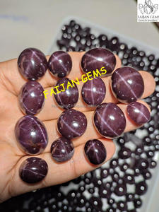 Pierre précieuse naturelle de qualité supérieure, grenat étoilé, qualité AAAAA, taillée à la machine par une technologie de pointe, 100 % cabochon certifié, personnalisable - Product Image 5
