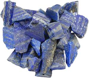 Pierre brute naturelle de Lapis Lazuli pour la décoration intérieure, thème artistique minimaliste, lot multi-pièces - Product Image 2