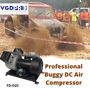 Pompe compresseur d'air à double piston à suspension pneumatique professionnelle sans huile 48V DC résistant aux intempéries à haute efficacité et à long cycle de service - Product Image 2