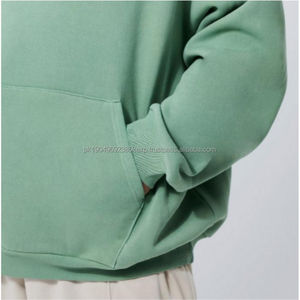 Latest Winter 100% Cotton Thermal Long Sleeve <b>Hoodie</b> for <b>Men</b> Easy Fashion Zipper Collar Casual Print Breathable Solid Plain Dyed - Product Image 5