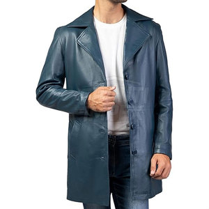 Custom Design Eco-Friendly Breathable Leather <b>Coat</b> <b>Men</b> Premium Quality Warm Comfortable Fit Modern Street Fashion <b>White</b> Goose - Product Image 4