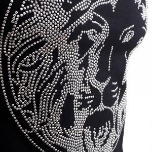 Camisetas con Logotipo Personalizado de Último Diseño, Camisetas Estampadas con Pedrería para Hombre y Mujer, Camisetas al por Mayor Disponibles en Todas las Tallas, Camisetas para Hombre - Product Image 5