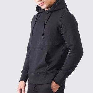 Conjunto Deportivo Informal de Invierno para Hombre, con Capucha, Color Sólido, de Dos Piezas, 100% Algodón, Transpirable y Ligero, de Pakistán, a Bajo Precio - Product Image 2