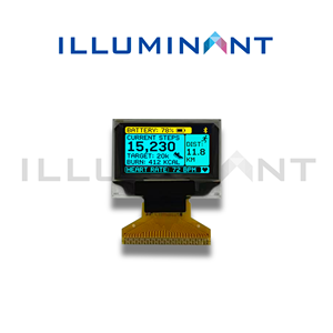 Pantalla PMOLED de 0.96 Pulgadas, 128x64, 26.7x19.26x1.45, 8 bits, 68XX/80XX Paralelo, SPI de 3/4 Hilos, Conector I2C FPC, SSD1306 - Product Image 1