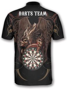 Polo de fléchettes personnalisé sublimé – Maillot de fléchettes tendance - Product Image 4