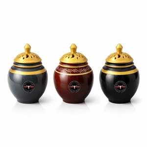 Quemador de Incienso de Madera de Acacia Negra Hecho a Mano, Diseño Impreso a Mano, Decoración Tradicional para el Hogar, Regalo Aromático de Oud de Alta Calidad - Product Image 5