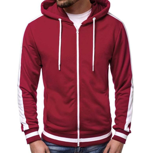 Men's Long Sleeve Sport Hoodie 100% Cotton Winter Custom Logo Fleece Quick Dry Wholesale Printed Casual Wear - Product Image 4
