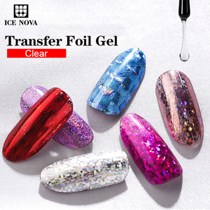 ICE NOVA Gel de transfert pour feuille, Nouvelle Arrivée, pour un <span class=keywords><strong>effet</strong></span> d'impression, 1kg, Marque Privée, Sans HEMA/TPO, Couleur mate translucide cristalline - Product Image 3