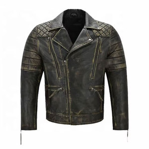 Chaquetas de Cuero Brando Hechas a Medida para Hombre, Chaqueta de Motociclista Elegante de Cuero Napa Auténtico de la Colección Alex Men's Wear Ambassador - Product Image 6