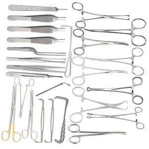 Juego de Instrumentos Quirúrgicos Reutilizables de Acero Inoxidable para Cirugía de Hernia, 61 Piezas, para Herniorrafía General y Apendicectomía Ventral - Product Image 4