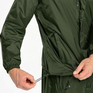 2026 Summer Breathable Eco-Friendly Windproof Waterproof <b>Raincoat</b> Pants for <b>Men</b>/Women High Quality Travel Rain Suit - Product Image 2