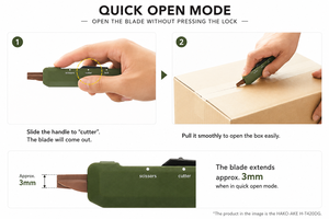 GANRAKU KOKUYO HAKO-AKE Tijeras de Titanio de Doble Uso, Herramienta Multiusos Japonesa Premium para Abrir Cajas, para Almacén, Oficina y Uso Diario - Product Image 4