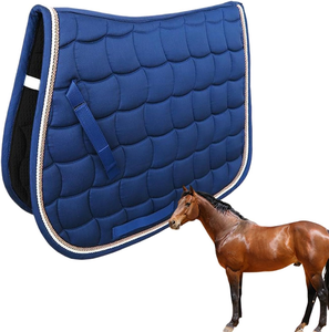 Tapis de selle anglais respirant, absorbant l'humidité, équipement d'équitation léger, pratique pour l'entraînement et le confort - Product Image 1