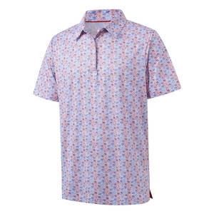 Polo de Golf de secado rápido de 100% algodón para hombre, tela transpirable con cuello bordado para entrenamiento deportivo diario al aire libre - Product Image 2