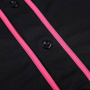 Mens 6 Button Baseball Jersey Buttoned Front Athletic Gamewear Team Outfit <b>Stadium</b> Style Street Sports Top - Product Image 5