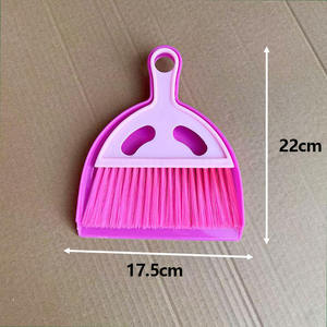 TECHNOFIRST SOLUTION Juego de Escoba y Recogedor Compacto Premium Ecológico, Mini Barredora de Mesa con Mango de Plástico PP y Cepillo de PET Suave - Product Image 3