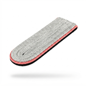 Épaulettes d'uniforme professionnel brodées sur mesure avec bordure rose pour officiers - Product Image 4
