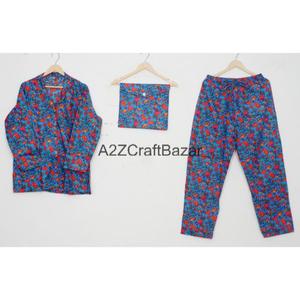 Ventes en gros de pyjamas pour femmes et hommes, de haute qualité, 100% coton, doux, lisses, luxueux, avec taille élastique, directement de l'usine - Product Image 6