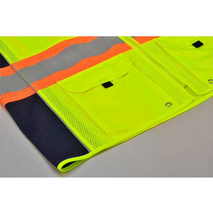 Best Arrival Hi Vis Safety Vest Regular Size Online Selling Quality Piece with <b>Waterproof</b> Feature Price <b>Working</b> Vest - Product Image 6