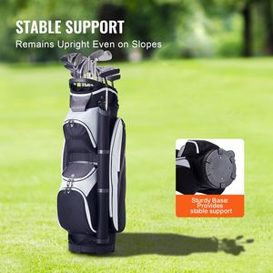 Borsa da Golf Premium in Nylon da 36FT con 14 Scomparti Divisori, Manici Resistenti e Leggera, con 14 Tasche - Product Image 6