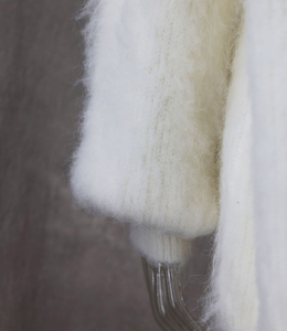 Suéter de Mohair Unisex, jersey de invierno con cuello redondo, suéter de Mohair transpirable a la moda para mujer, tejido cálido, diseño único - Product Image 6