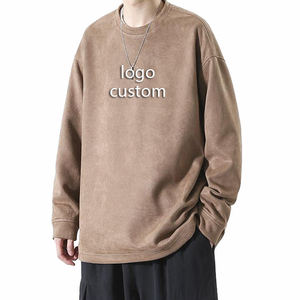 Sudadera Personalizada con Cuello Redondo, 250 g/m², 100 % Algodón, Corte Regular, Estampado Primaveral, para Hombre, Lavado Ácido - Product Image 1