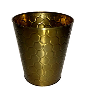 Luxury Antique Finish Metal Dustbin for Premium Hotels Restaurants and Home Decor - Product Image 6