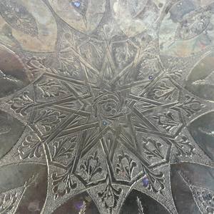 Plato Base de Acero Inoxidable, 100 Piezas, Ecológico, Moderno, Redondo, para Decoración de Bodas y Fiestas - Product Image 2