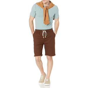 Pantalones Cortos 100% Algodón, Nuevo Estilo, Personalizados para Hombre y Mujer, Decorados con Sublimación, Diseño Sólido con Estampado de Logotipo, Lavados - Product Image 1