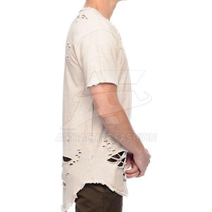 Slim Fit Casual Wear Men Distressed <b>T</b> <b>Shirt</b> Online Hot Selling Men <b>T</b> <b>Shirt</b> Quick Dry Breathable Men Distressed <b>T</b> Shir - Product Image 2