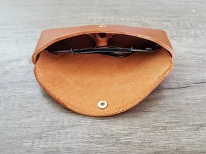 Genuine Leather <b>Reading</b> <b>Glasses</b> Case Slim Fit Eyewear Protector Manufacturer Direct Export LGC-0140 - Product Image 6