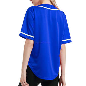 Vente en gros 100% polyester chemise en jersey de baseball pour hommes bleu Design de mode fabriqué au Pakistan vêtements de sport de haute qualité Sublimation - Product Image 6