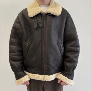 Custom <b>Men's</b> Genuine Sheepskin <b>Shearling</b> Winter Leather <b>Jacket</b> Sherpa Fur Lined Eco-Friendly Windproof Cozy Manufacturer - Product Image 5