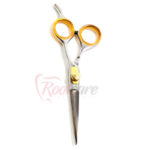 Hot Sale Custom Made Stylish <b>Left</b>-<b>Handed</b> Foldable Long Handle Stainless Steel Barber <b>Scissors</b> Beauty Instruments - Product Image 5