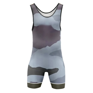 Ropa Deportiva Ligera y Elástica, Singlet de Lucha Libre Profesional, Diseño Personalizado Sublimado para Entrenamiento - Product Image 1