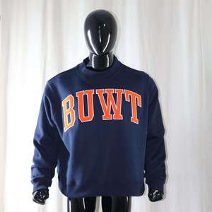 Sweat-shirt d'hiver de haute qualité à col rond 100% coton avec broderie appliquée FZYPS SPORTS - Product Image 1