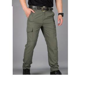 Pantalones cargo cálidos informales de invierno para hombre, pantalones multibolsillos de algodón de cintura alta, lana gruesa, lona transpirable, Bangladesh - Product Image 6