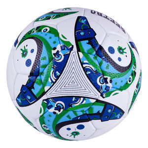 Ballon de football de taille officielle 5 et 4, pour intérieur et extérieur, impression personnalisée en gros, bon marché et de haute qualité - Product Image 4