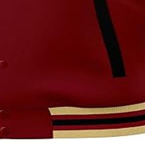 Baseball <b>Jackets</b> With <b>Leather</b> Sleeves Wholesale <b>Long</b> Sleeve Windproof Quilted Men Varsity <b>Jacket</b> - Product Image 3