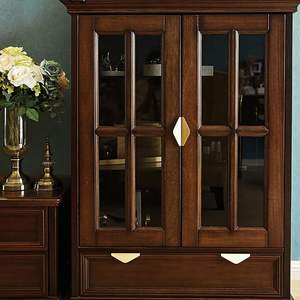 Tiradores Redondos de Latón Dorado Duradero para Muebles de Cocina, Baño, Armarios, Cómodas y Cajones - Venta al por Mayor - Product Image 2