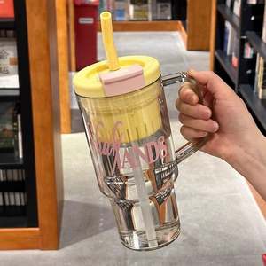 Botella de Agua de Alta Capacidad de 1200 ml con Filtro, Pajita de Plástico y Asa para Uso Diario - Product Image 3