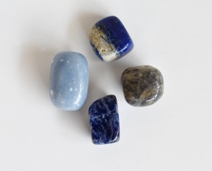 Kit de Cristaux Chakra Troisième Œil pour la Méditation, Pierres Roulées de Terre, Ensemble de Cristaux de Guérison - Product Image 1