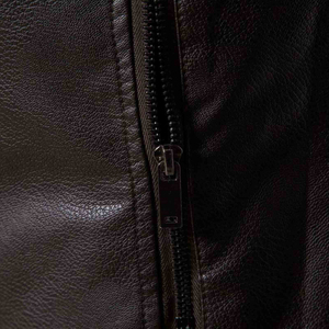Best Quality <b>Mens</b> Leather <b>Fur</b> <b>Jacket</b> Modern Winter Fashion Premium Cowhide Leather ODM OEM Service Wholesale Manufacturing - Product Image 6