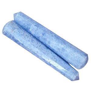 Narmada Faceted <b>Crystal</b> Massage <b>Wand</b> Natural Agate Stone Chakra Style for Spa & Energy Healing Relaxation - Product Image 5