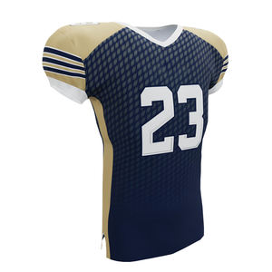 High Quality Breathable Moisture-Wicking Quick Dry American Football Jersey Heat-Transfer Printed Half Sleeve 100% Polyester for - Product Image 4