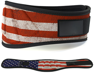 Ceinture de musculation 6 pouces en nylon avec support dorsal en maille et sangle auto-agrippante pour squats, soulevés de terre, entraînement en salle de sport, hommes et femmes - Product Image 2