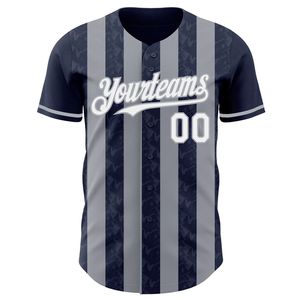 Wholesale Custom Baseball Jersey 100% Polyester Heat-Transfer/Sublimation Embroidery Printing Short Sleeve Full Button - Product Image 2