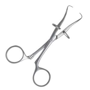 Pinza de Anclaje Manual Robin para Tubos de 5mm de Diámetro, 130mm, Acero Inoxidable, Instrumento Quirúrgico, Logotipo Personalizado HC-CL-235 - Product Image 2